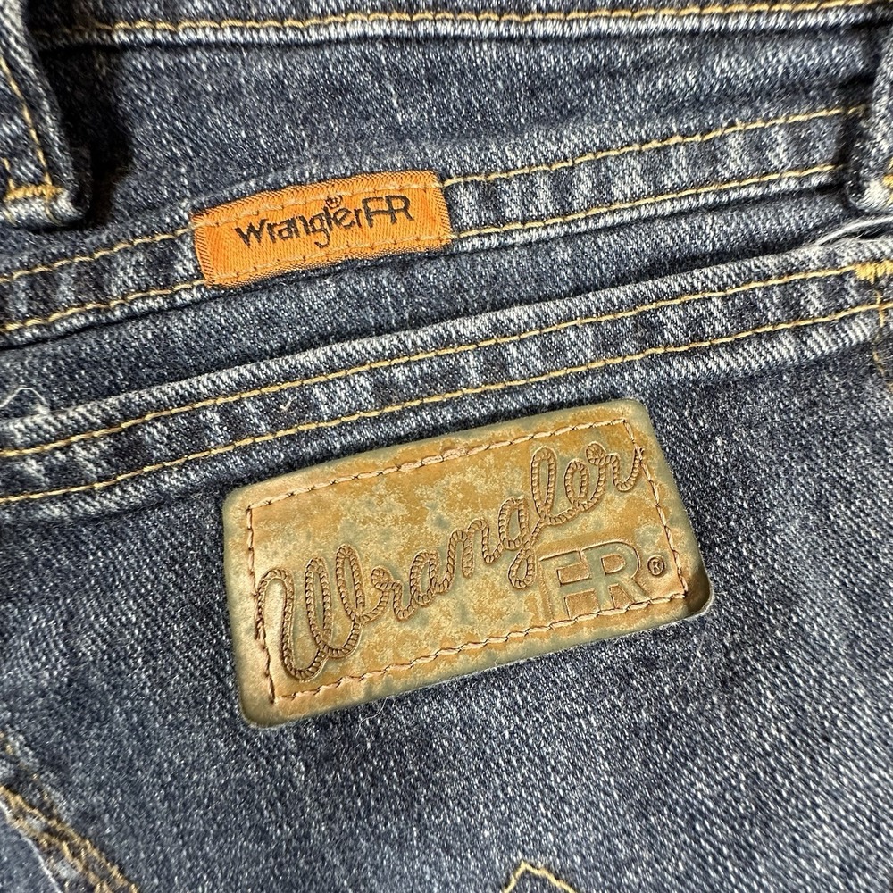 Wrangler FR Jeans Advanced Comfort Flame Resistant HRC2 Work Denim Blue  40x30